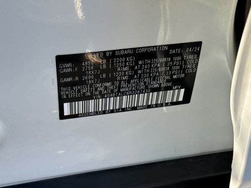 Certified 2024 Subaru Outback Onyx Edition image 34