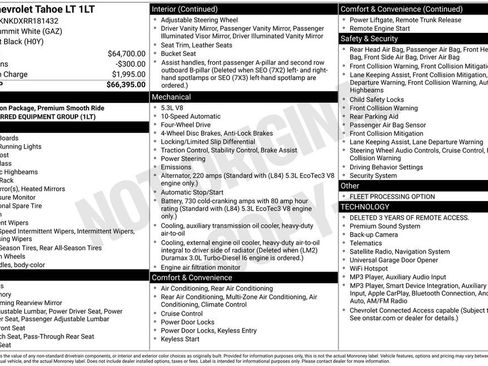 Used 2024 Chevrolet Tahoe LT AWD/4WD image 9