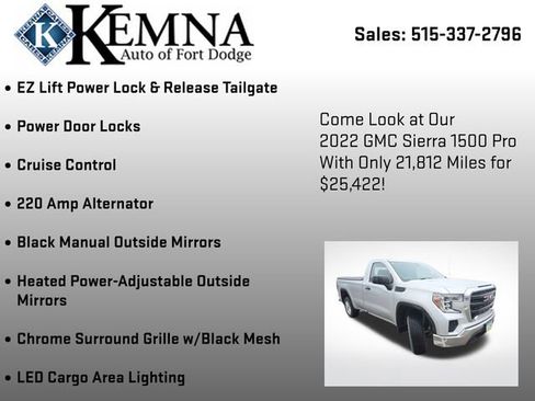 Used 2022 GMC Sierra 1500 Pro w/ Convenience Package image 25