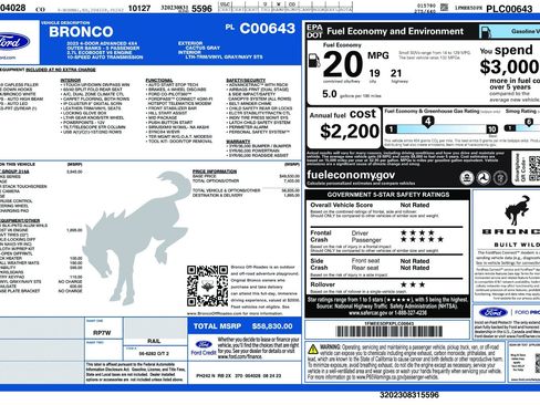 Used 2023 Ford Bronco Outer Banks image 11