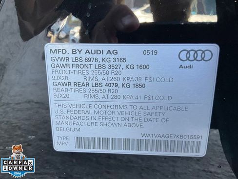 Used 2019 Audi e-tron Prestige w/ Prestige Package image 23