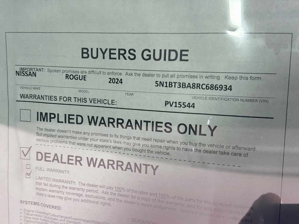 Used 2024 Nissan Rogue SV FWD image 23