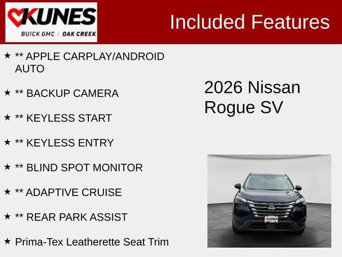 Used 2026 Nissan Rogue SV AWD/4WD image 2