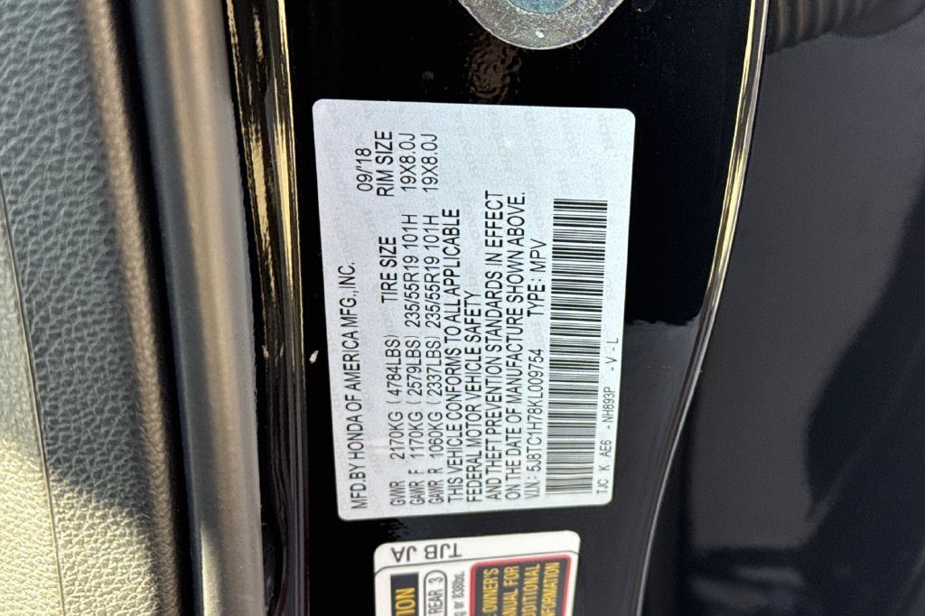 Certified 2019 Acura RDX w/ Advance Package FWD image 37