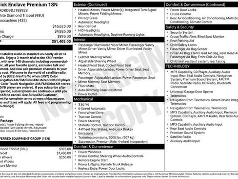 Used 2013 Buick Enclave Premium image 1