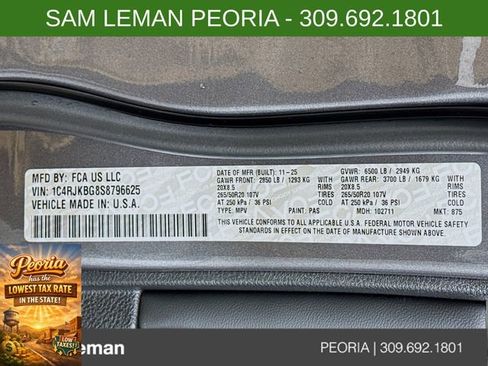 New 2025 Jeep Grand Cherokee L Limited image 33