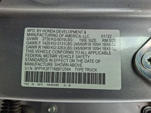 Used 2022 Honda Ridgeline RTL-E image 27
