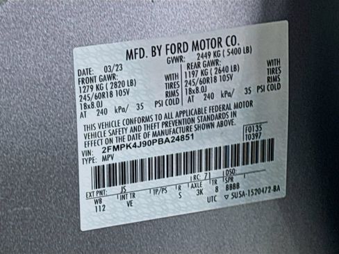 Certified 2023 Ford Edge SEL AWD/4WD image 31