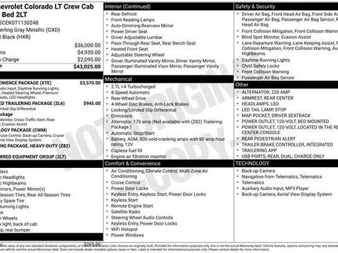 New 2026 Chevrolet Colorado LT w/ LT Convenience Package RWD image 5