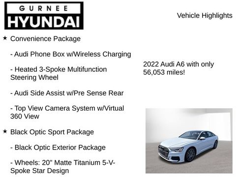 Used 2022 Audi A6 Premium Plus w/ Premium Plus Package AWD/4WD image 8