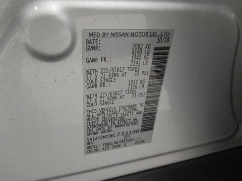 Used 2019 Nissan Rogue S w/ Special Edition Package FWD image 33