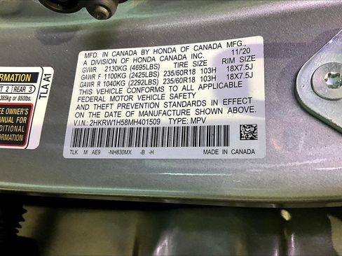 Used 2021 Honda CR-V EX image 19