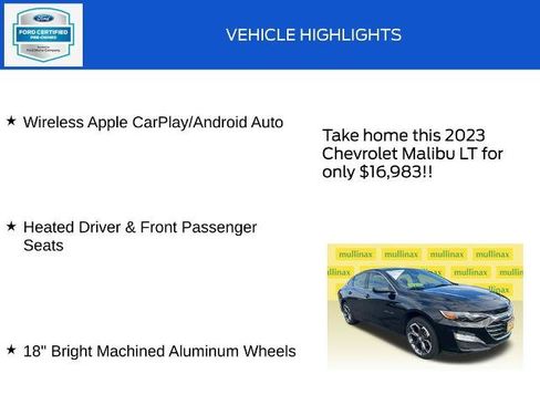 Used 2023 Chevrolet Malibu LT FWD image 18