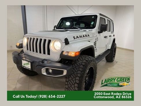 Used 2018 Jeep Wrangler Unlimited Sahara w/ Uconnect 4C Nav & Sound Group image 1