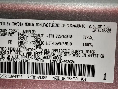 Certified 2025 Toyota Tacoma SR5 image 14