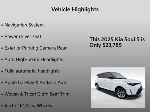 New 2025 Kia Soul S image 5