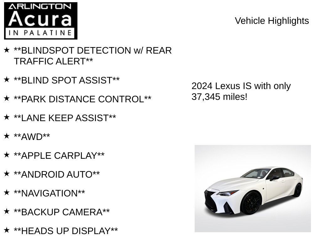 Used 2024 Lexus IS 500 RWD image 7