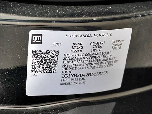 Used 2024 Chevrolet Corvette Stingray Preferred Cpe w/ Stealth Interior Trim Package RWD image 14