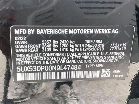 Used 2022 BMW X3 xDrive30i AWD/4WD image 35
