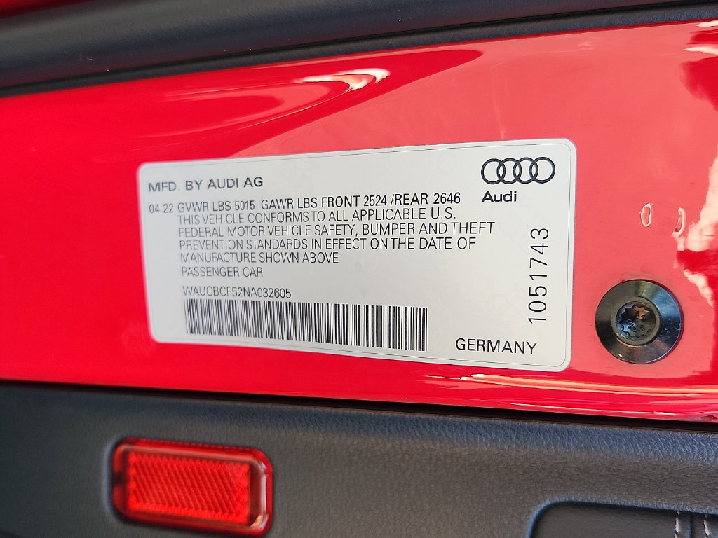 Used 2022 Audi A5 2.0T Premium Plus w/ Premium Plus AWD/4WD image 27
