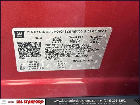 Used 2018 GMC Terrain SLE FWD image 19