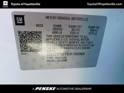 Used 2018 Chevrolet Malibu LT image 8