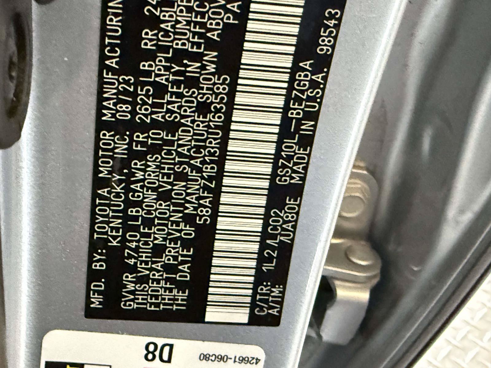 Certified 2024 Lexus ES 350 Ultra Luxury FWD image 33