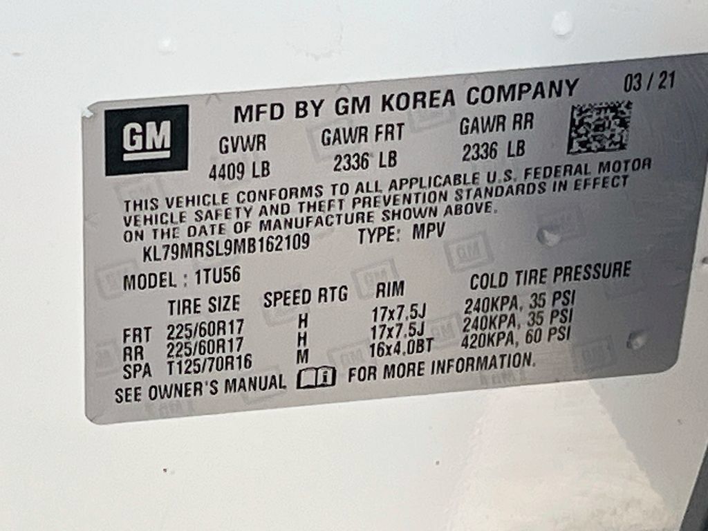 Used 2021 Chevrolet TrailBlazer LT AWD/4WD image 32