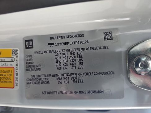 New 2026 Cadillac Escalade Sport w/ LPO, Floor Liner Package image 38