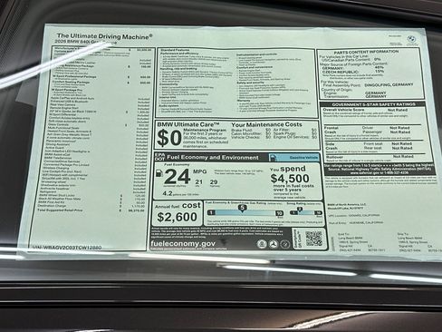 New 2026 BMW 840i w/ M Sport Professional Package image 29