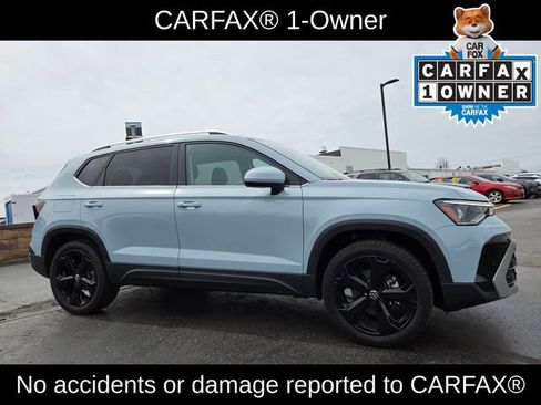 Used 2025 Volkswagen Taos SEL w/ Black Wheel Plus Package image 3