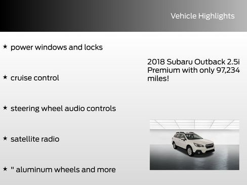 Used 2018 Subaru Outback 2.5i Premium image 8