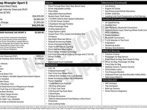 Used 2024 Jeep Wrangler Sport S image 2