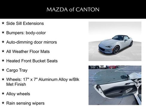 New 2025 MAZDA MX-5 Miata Grand Touring w/ Appearance Package image 16