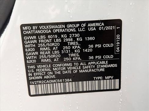 Used 2021 Volkswagen Atlas SEL Premium image 27