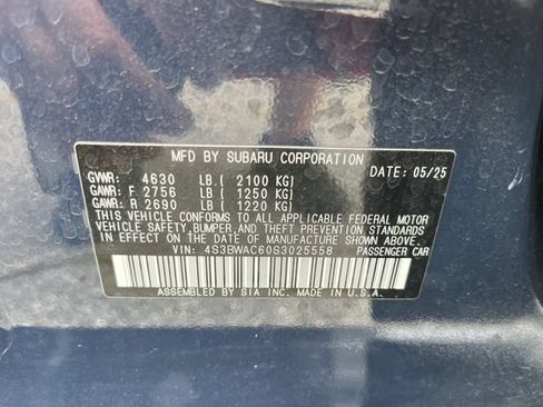 Used 2025 Subaru Legacy Premium w/ Popular Package #1A AWD/4WD image 13
