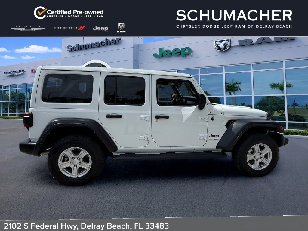 Certified 2022 Jeep Wrangler Unlimited Sport w/ Sun And Sound Package AWD/4WD image 8