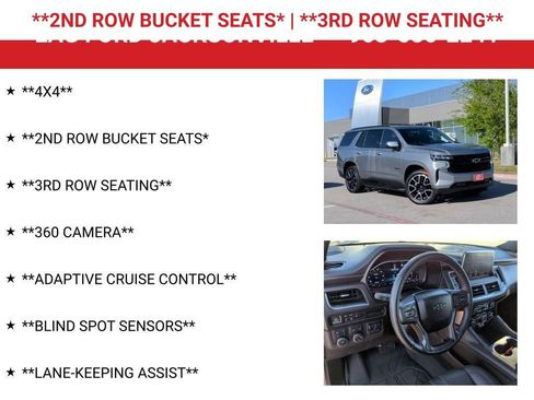 Used 2023 Chevrolet Tahoe RST w/ Luxury Package AWD/4WD image 10