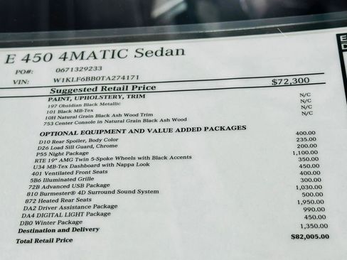 New 2026 Mercedes-Benz E 450 4MATIC Sedan image 13