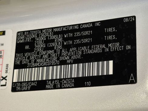 Certified 2024 Lexus RX 350 Premium w/ Cold Area Package image 34