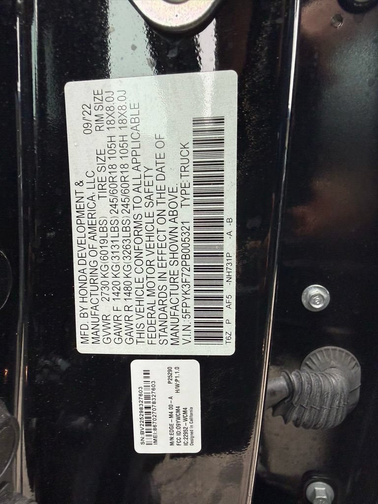 Used 2023 Honda Ridgeline RTL-E image 31