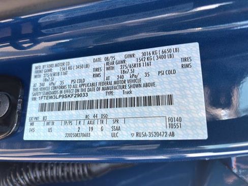 New 2025 Ford F150 XLT w/ Equipment Group 302A MID image 20