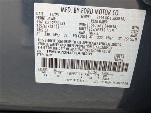 New 2026 Ford Explorer Active image 17