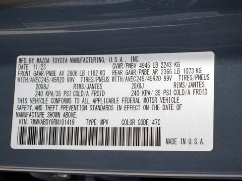 Used 2024 MAZDA CX-50 AWD 2.5 Turbo w/ Cargo Package image 36