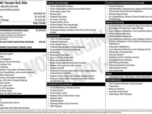 Used 2023 GMC Terrain SLE w/ Driver Convenience Package FWD image 18