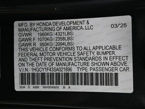 Used 2025 Honda Accord SE image 39