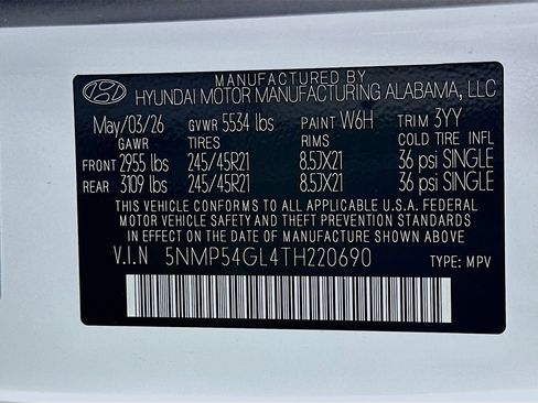 New 2026 Hyundai Santa Fe Calligraphy FWD image 24
