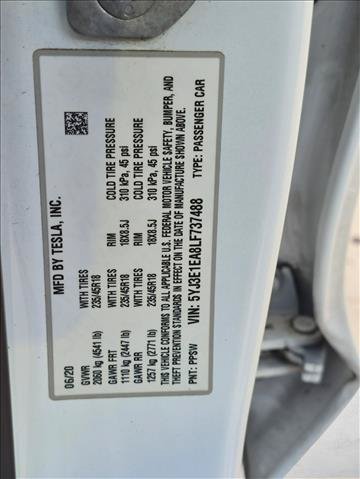 Used 2020 Tesla Model 3 Standard Range RWD image 21