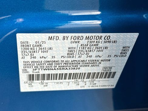 New 2025 Ford Maverick Tremor AWD/4WD image 33