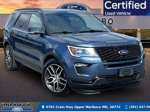 Certified 2018 Ford Explorer Sport AWD/4WD image 1